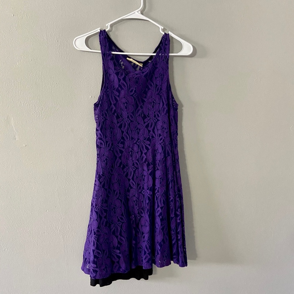 Free people lace purple dress